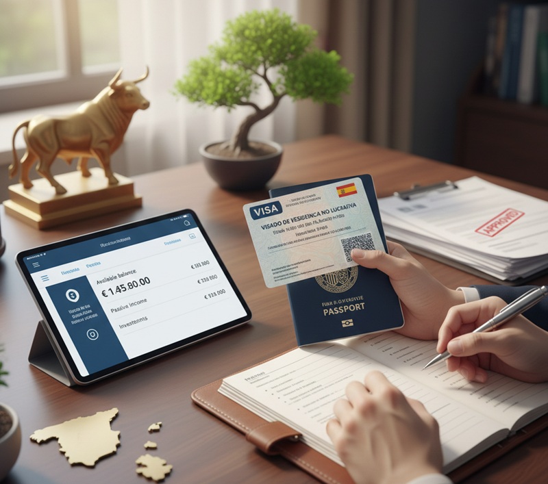 اقامت تمکن مالی اسپانیا