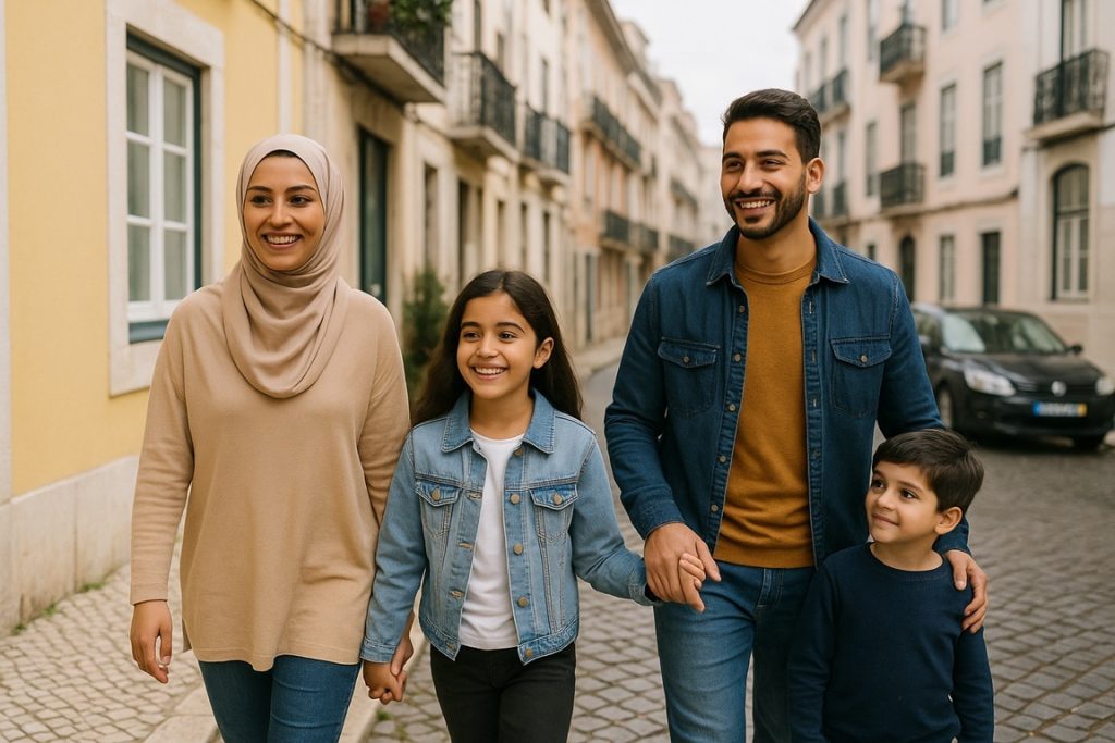 اقامت خانواده در پرتغال