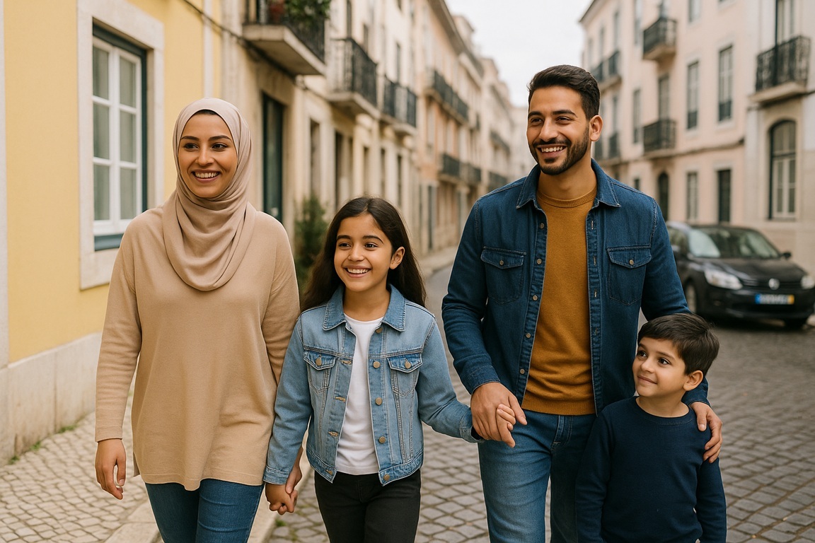 اقامت خانواده در پرتغال